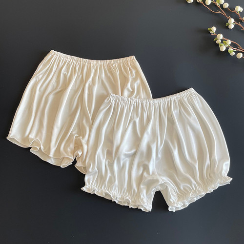 Damen satin kunstseide shorts - damen,