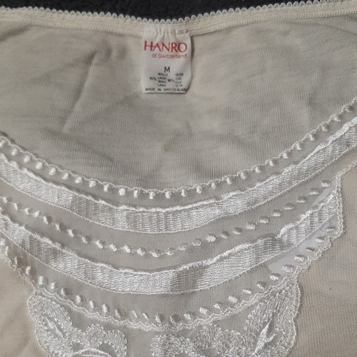 Hanro damen unterhemd kurzarm - unterhemd,