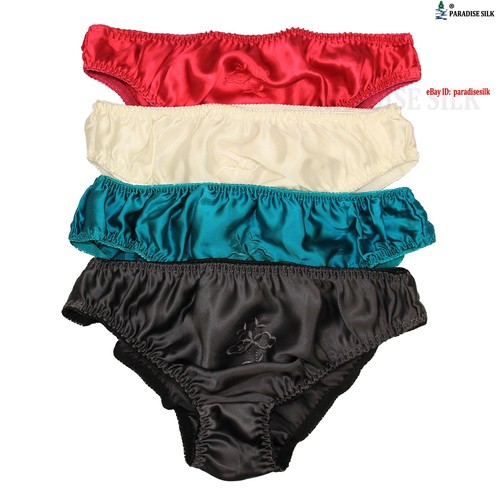 4er pack reiner seide damen - seide,